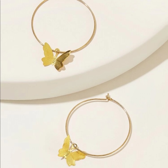 Butterfly Hoops - Picture 3 of 5